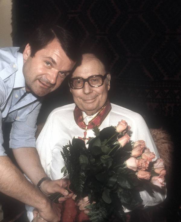 Horst Klemmer und Heinz Erhardt am 1. Juni 1979, vier Tage vor Erhardts Tod