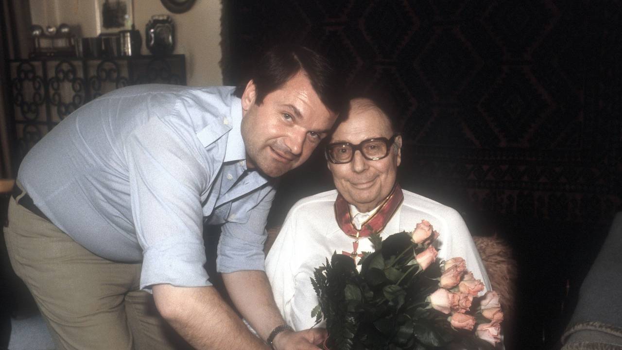 Horst Klemmer und Heinz Erhardt am 1. Juni 1979, vier Tage vor Erhardts Tod