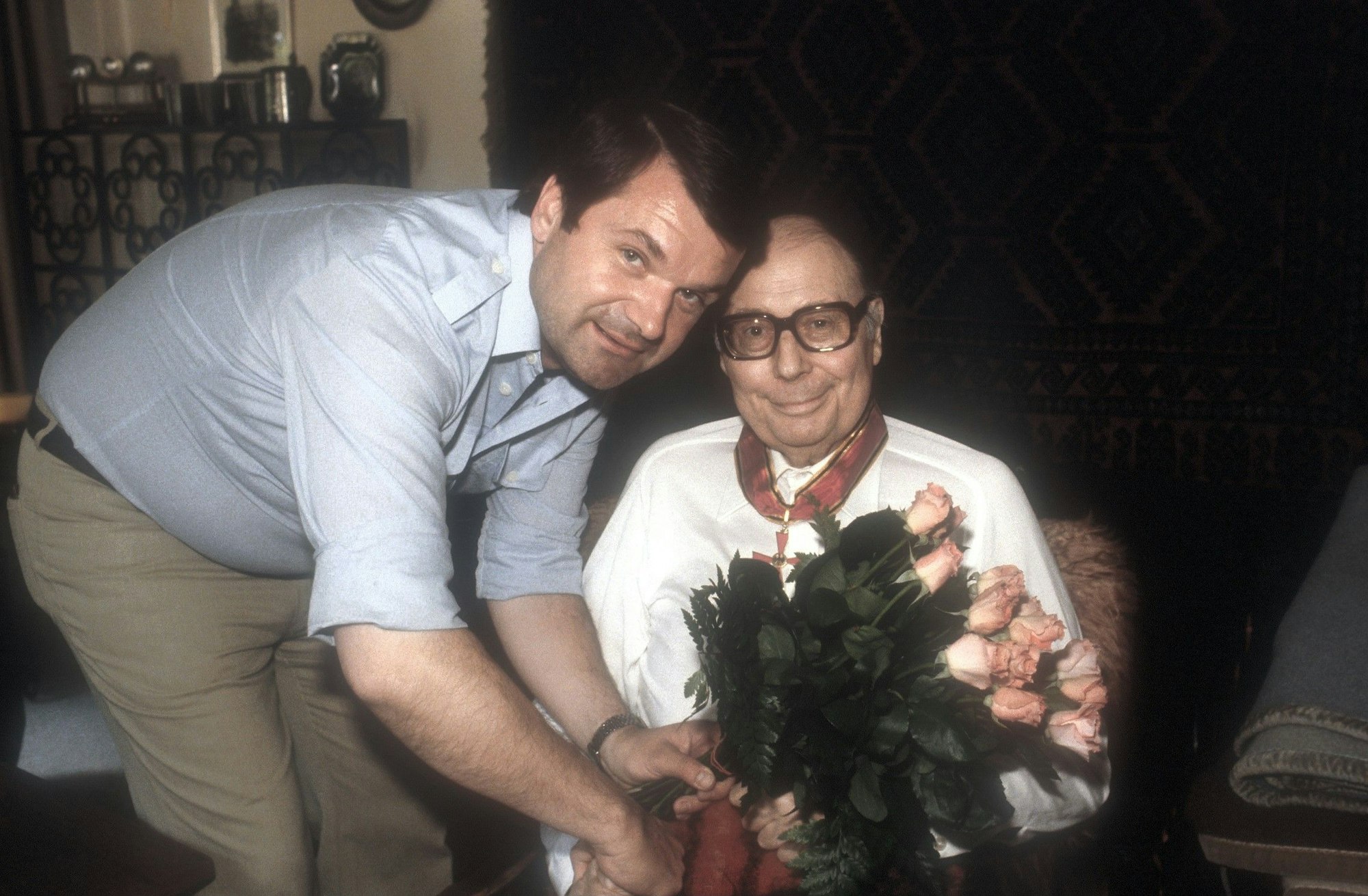 Horst Klemmer und Heinz Erhardt am 1. Juni 1979, vier Tage vor Erhardts Tod