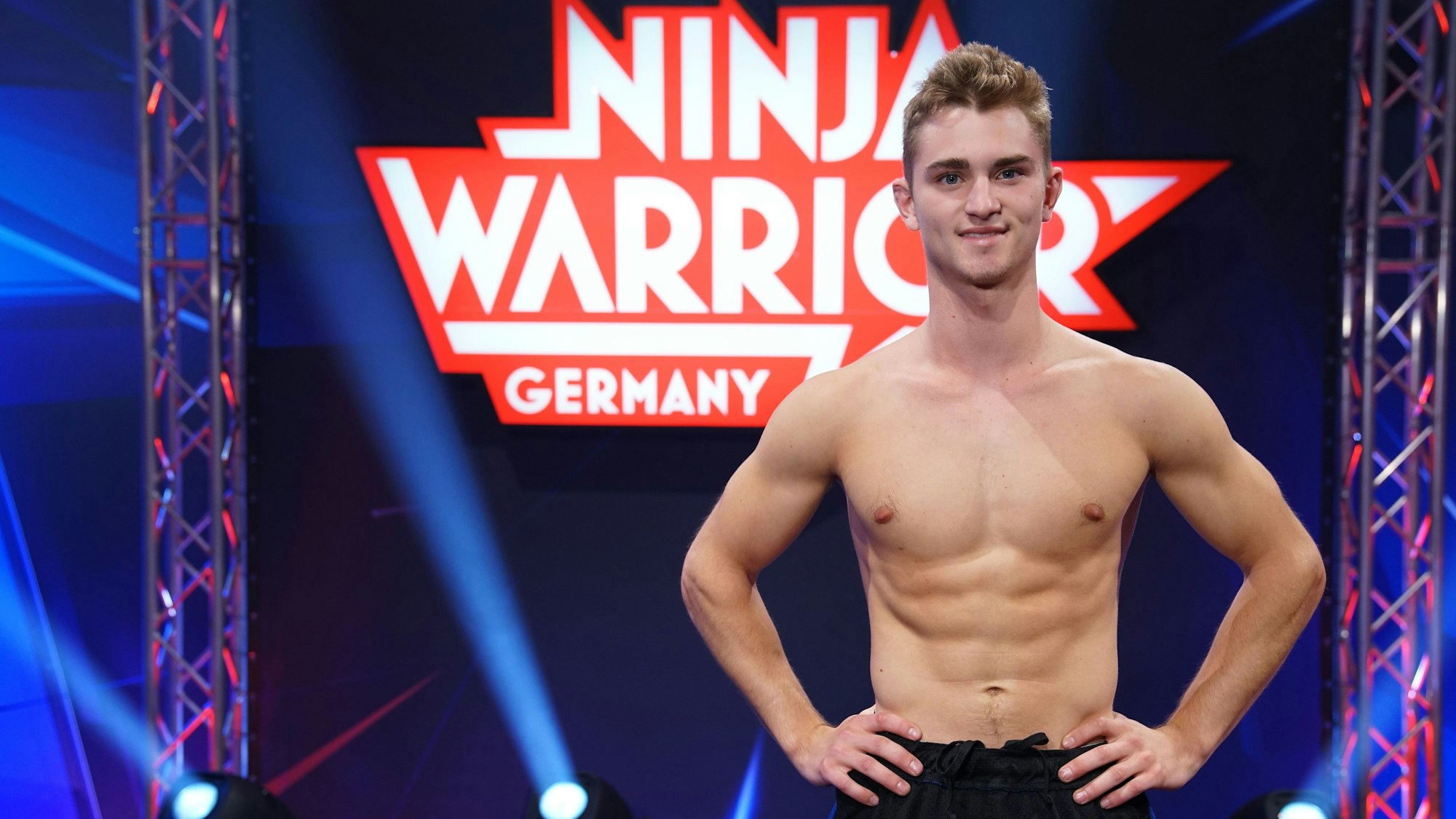 Simon Brunner bei „Ninja Warrior Germany“.