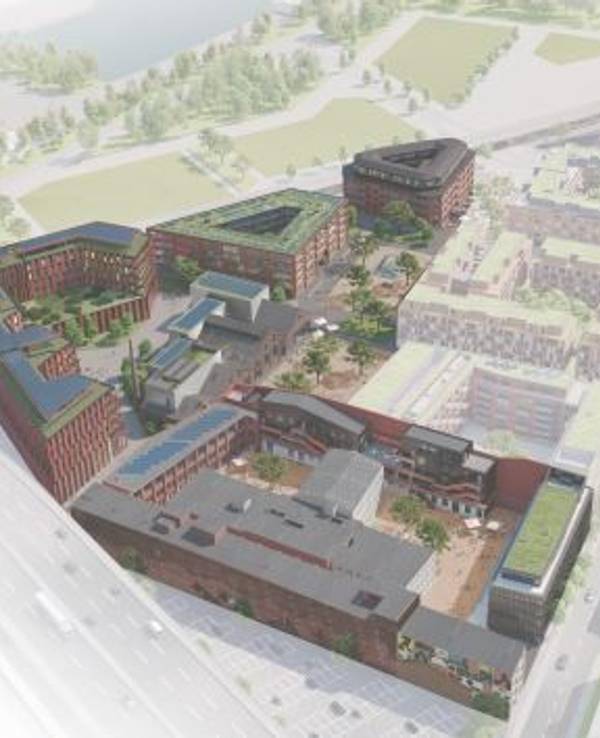 Eine Visualisierung des Cologneo-Campus, wo der neue Gebäudekomplex entsteht.