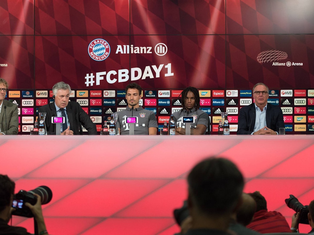 Pressekonferenz des FC Bayern