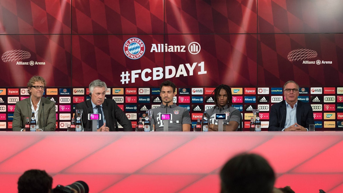 Pressekonferenz des FC Bayern