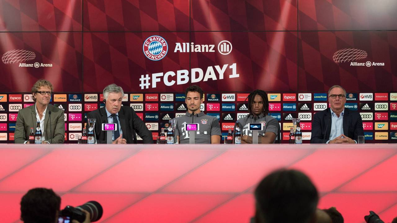 Pressekonferenz des FC Bayern