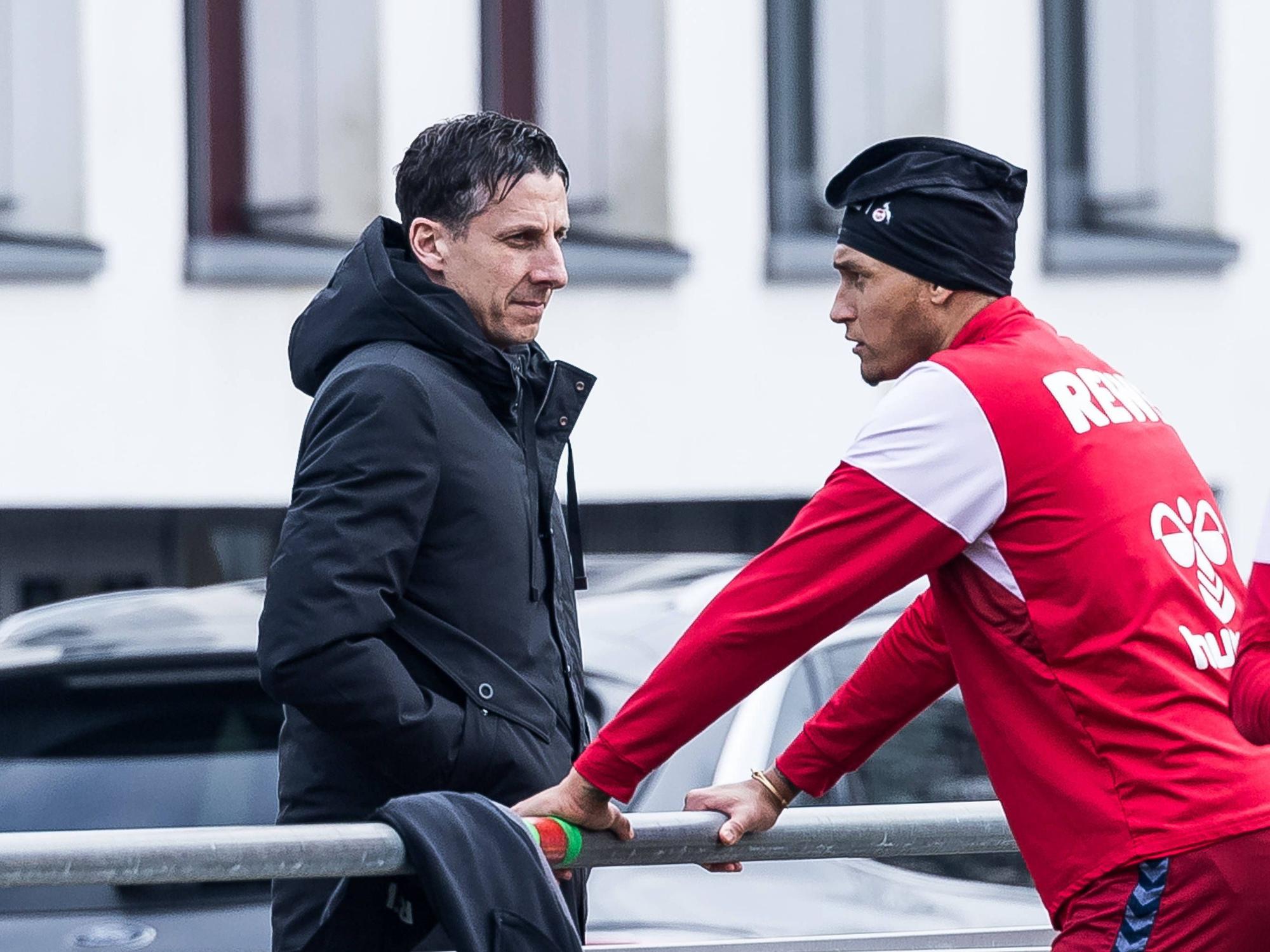 Davie Selke im Gespräch mit Christian Keller.