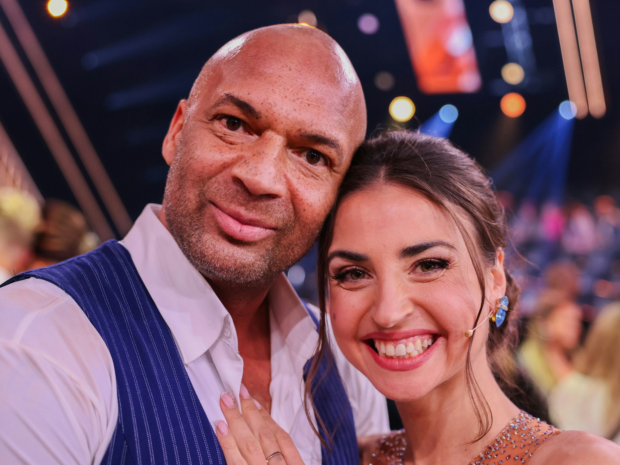 Detlef D! Soost, Coach, und Ekaterina Leonova, Profitänzerin, stehen in der RTL-Tanzshow „Let's Dance“ zum Auftakt der neuen Staffel auf dem Parkett im Coloneum.