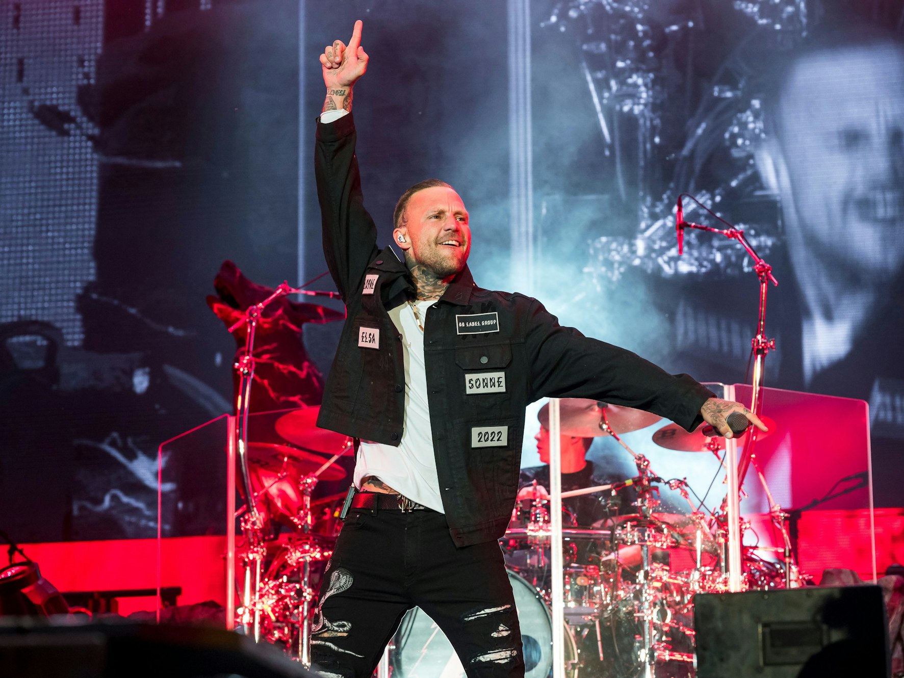 Kontra K während seines Auftritts bei Rock im Park.