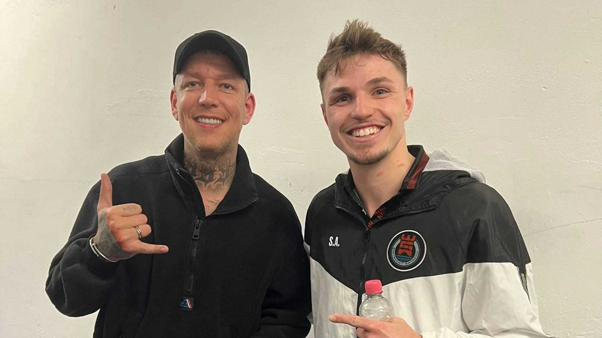 MontanaBlack mit Yannick Zierden bei der Baller League.
