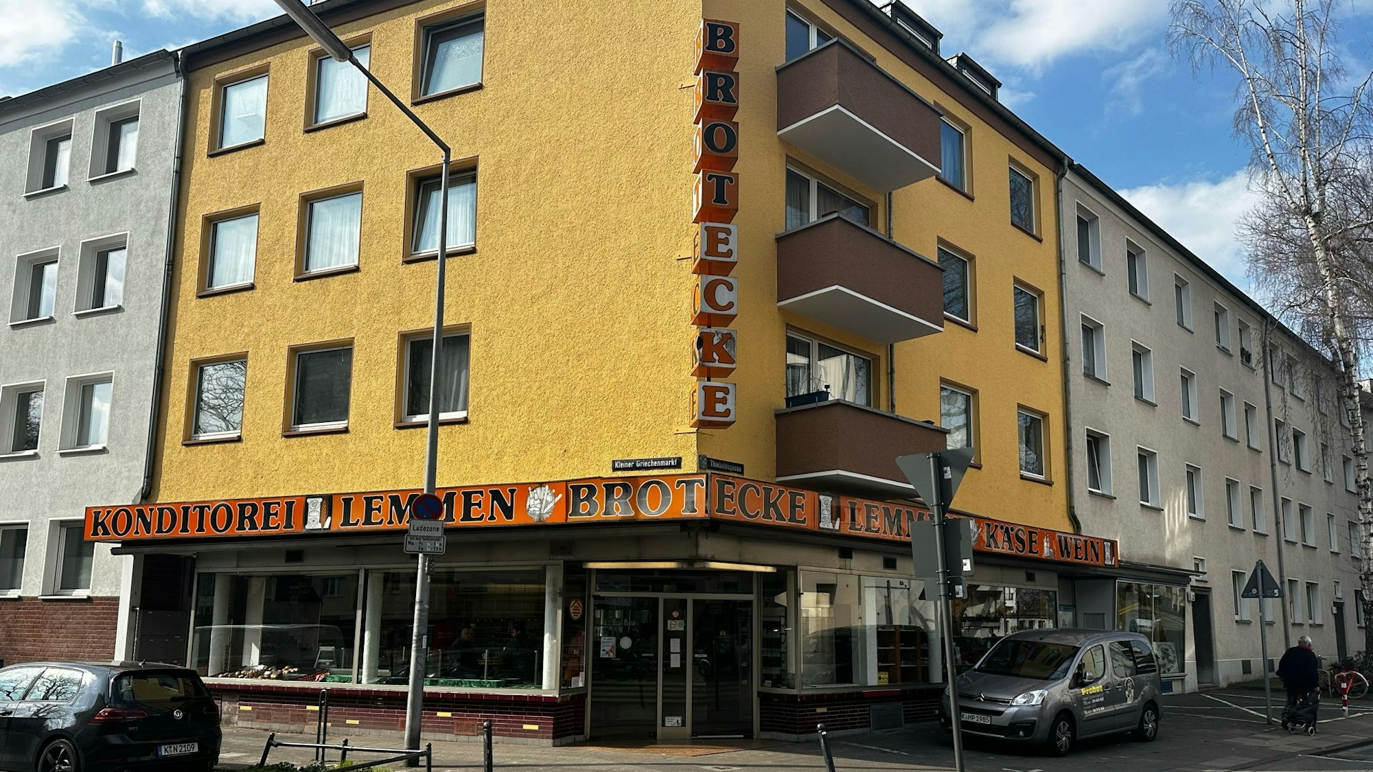Die Bäckerei Probst am Kleinen Griechenmarkt von außen.