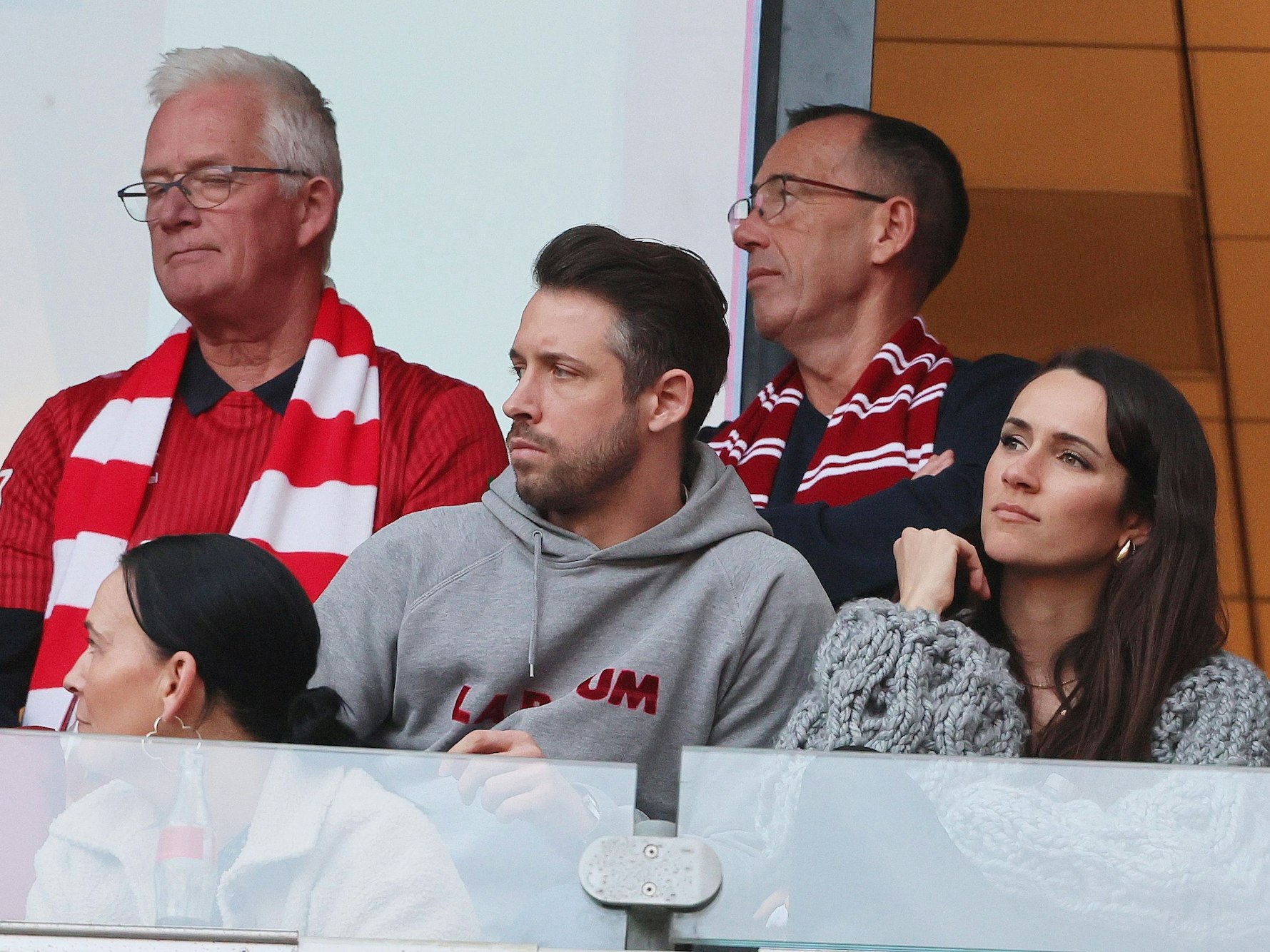 Mark Uth und sein Frau Franziska.