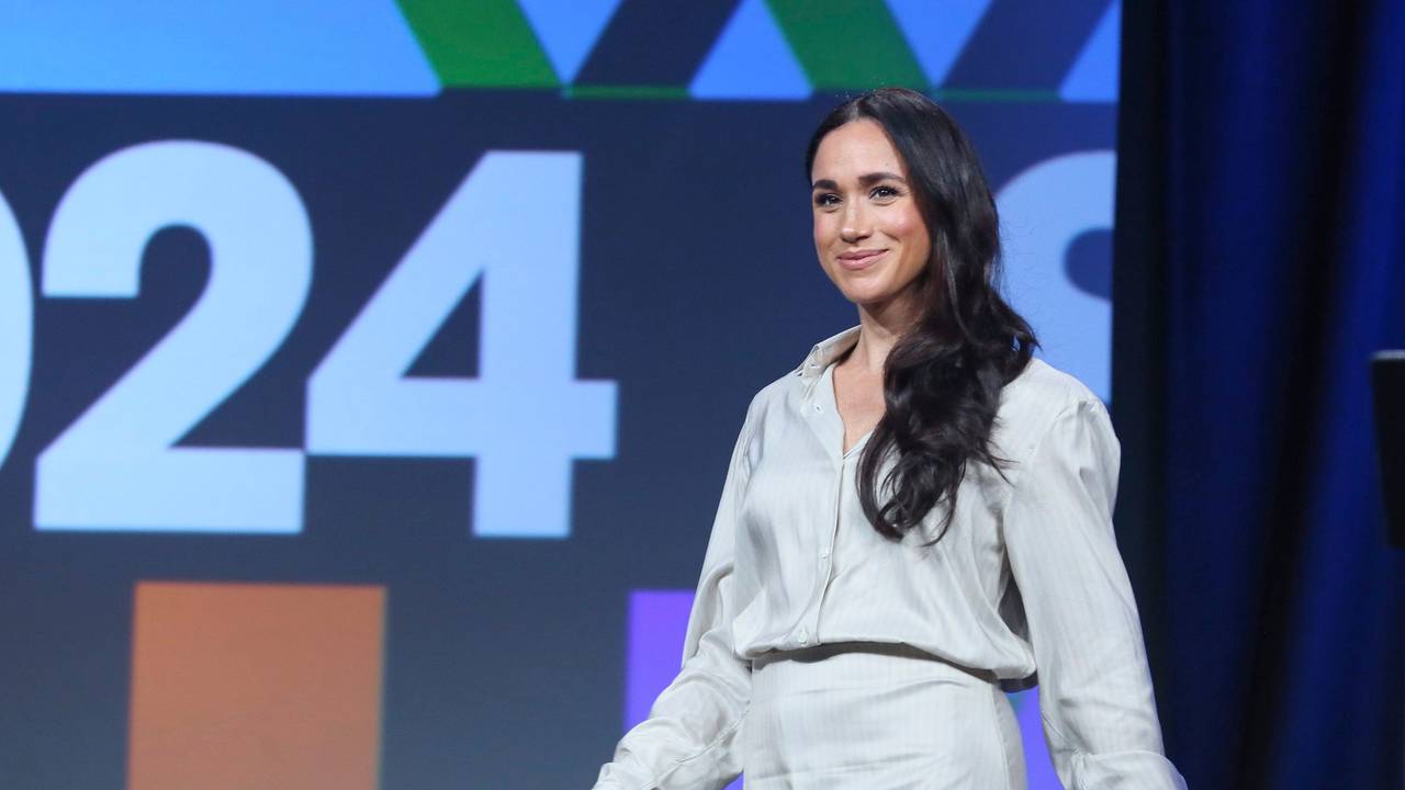 Herzogin Meghan betritt die Bühne für die Keynote „Breaking Barriers, Shaping Narratives“ am ersten Tag der South by Southwest Conference (SXSW).