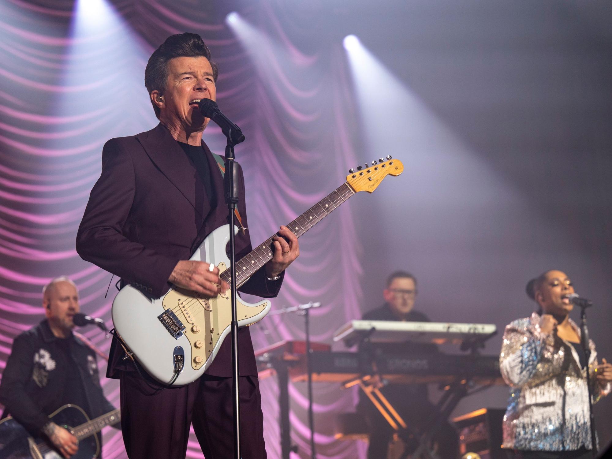 Rick Astley gab ein Konzert im Palladium.