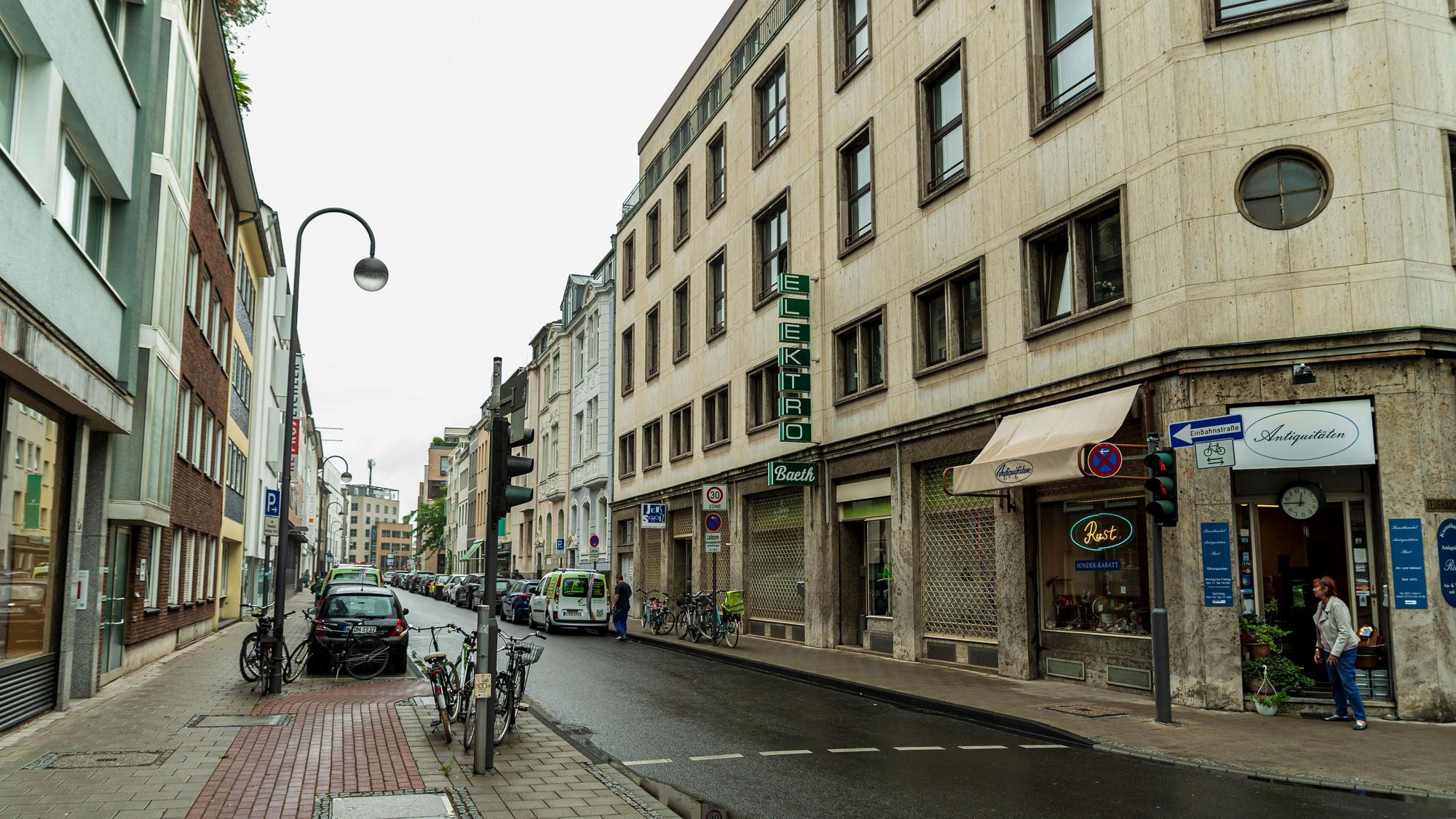 Blick in die Kölner Mohrenstraße, die nun einen neuen Namen bekommen soll.