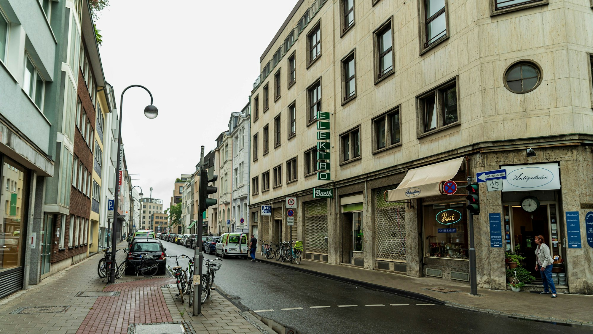 Blick in die Kölner Mohrenstraße, die nun einen neuen Namen bekommen soll.