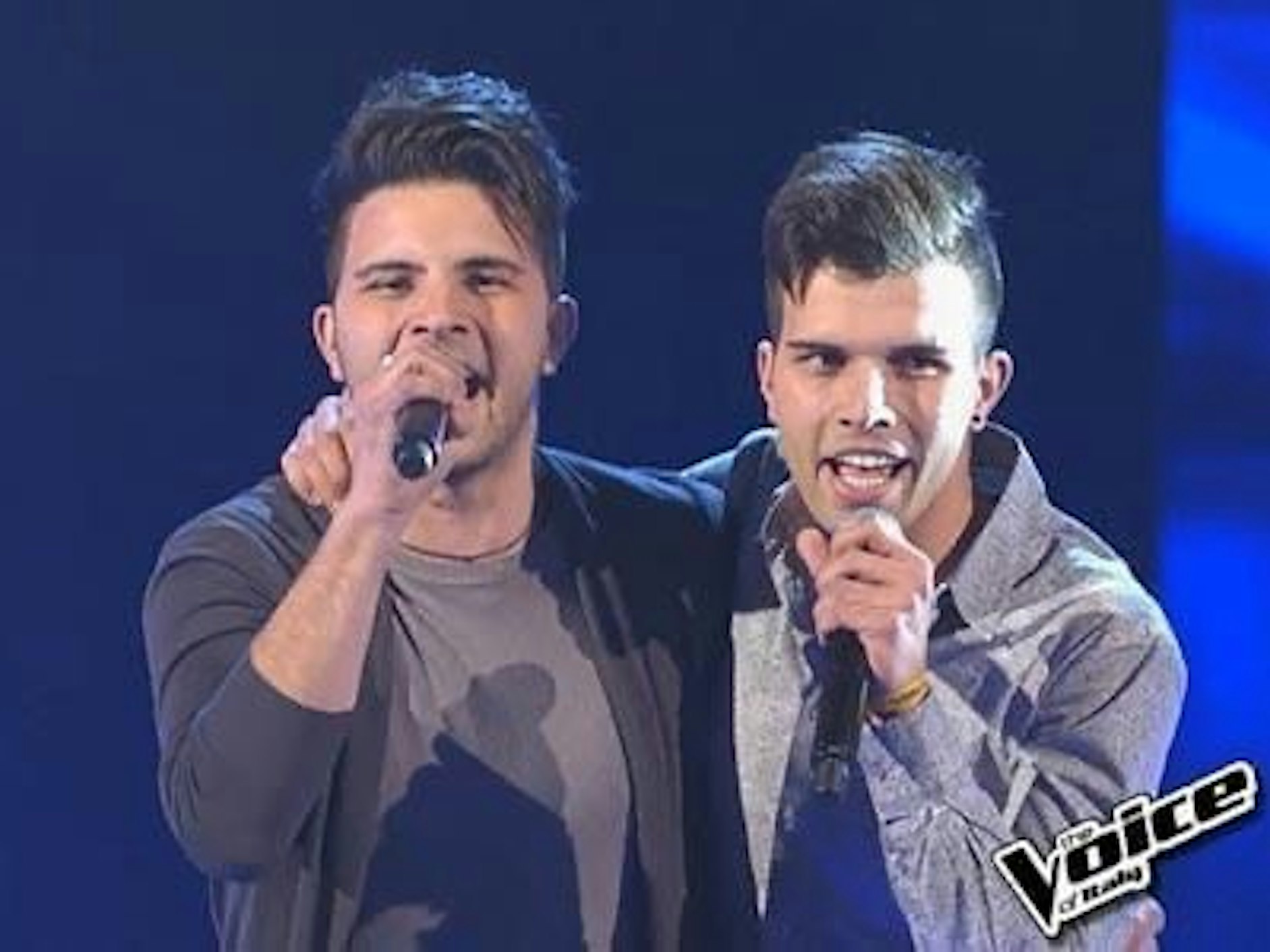 Pasquale und Michele Tibello im TV.