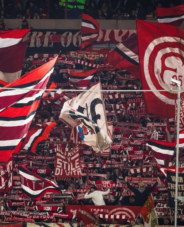 Fankurve von Fortuna Düsseldorf.