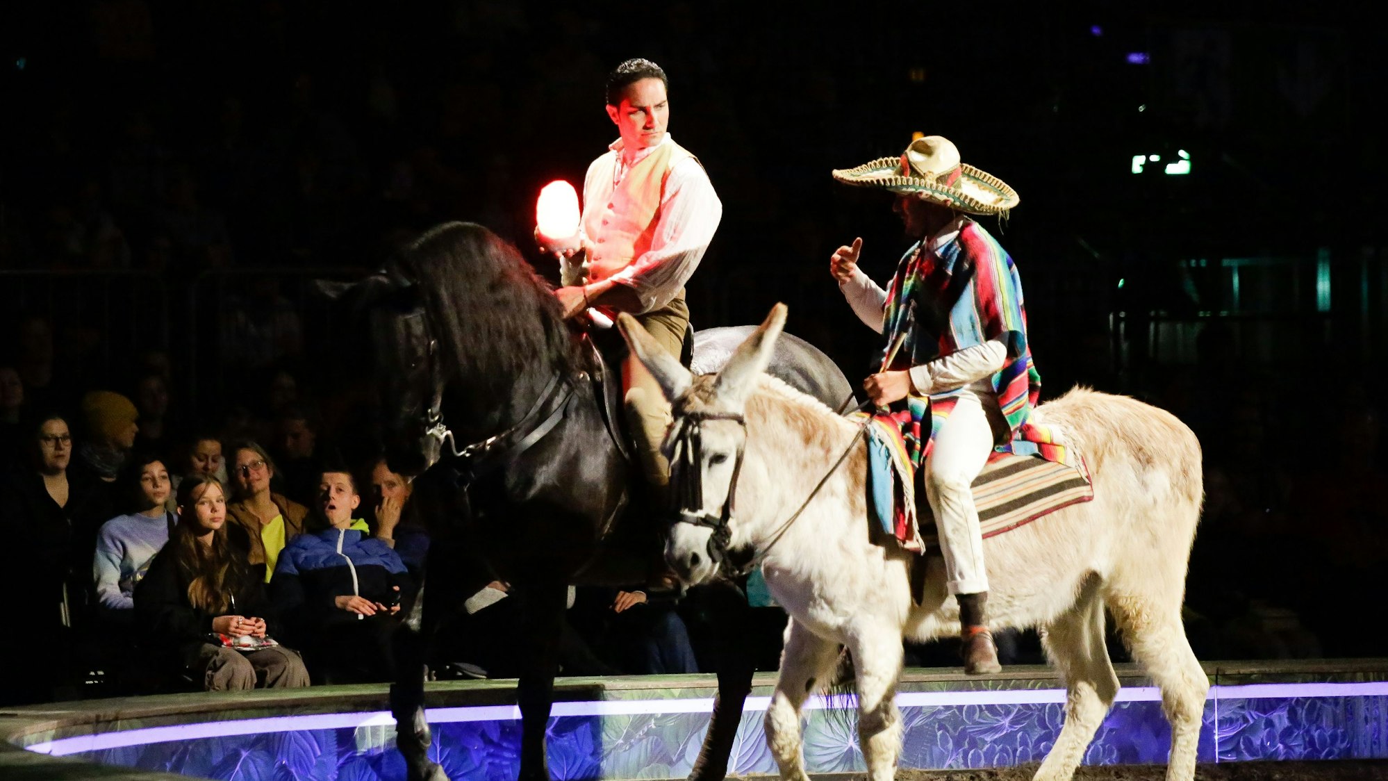 Pferde-Show in der Lanxess Arena.
