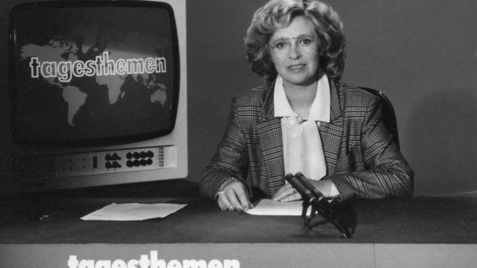 Die einstige „Tagesthemen“-Moderatorin Hannelore Gadatsch, hier 1984 zu sehen. Sie ist im Alter von 82 Jahren in Baden-Baden gestorben.