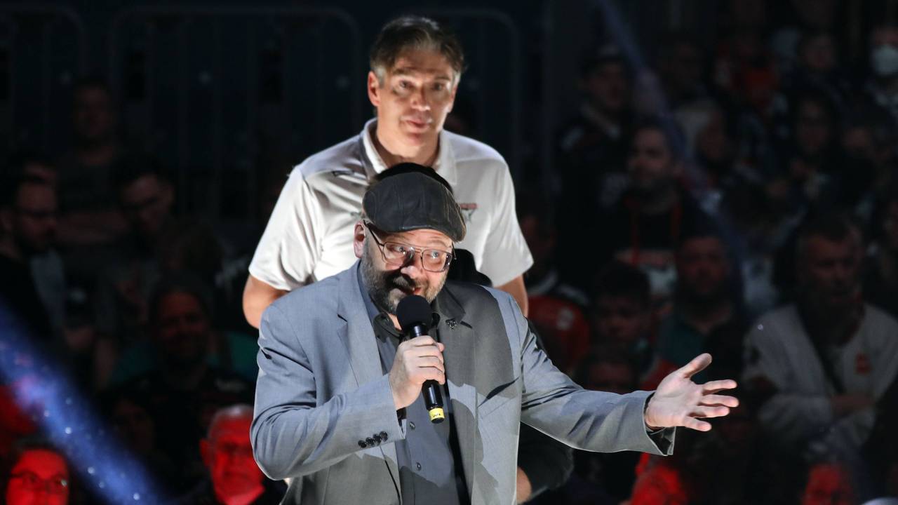 Kölner Haie: Trainer Uwe Krupp und Geschäftsführer Philipp Walter