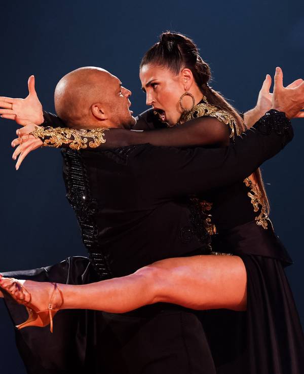 Detlef D! Soost, Coach, und Ekaterina Leonova, Profitänzerin, tanzen in der RTL-Tanzshow «Let's Dance» auf dem Parkett im Coloneum.