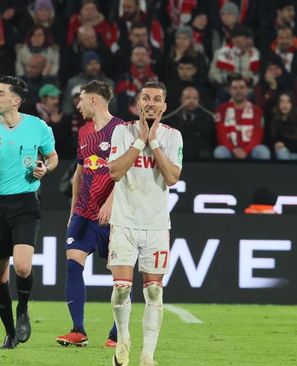 Leart Pacarada während des Spiels gegen RB Leipzig (15. März 2024).