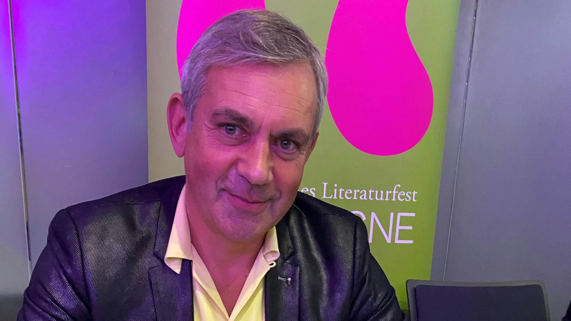 Wladimir Kaminer am 15. März 2024 in Köln bei der Lit-Cologne