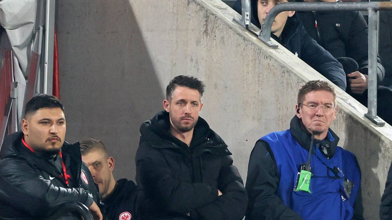 Mark Uth beim Spiel des 1. FC Köln gegen Eintracht Frankfurt.