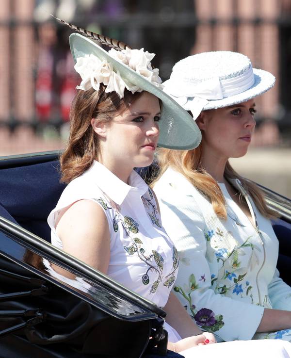 Prinzessin Eugenie und Prinzessin Beatrice bei „Trooping the Colour“. (Archivbild)