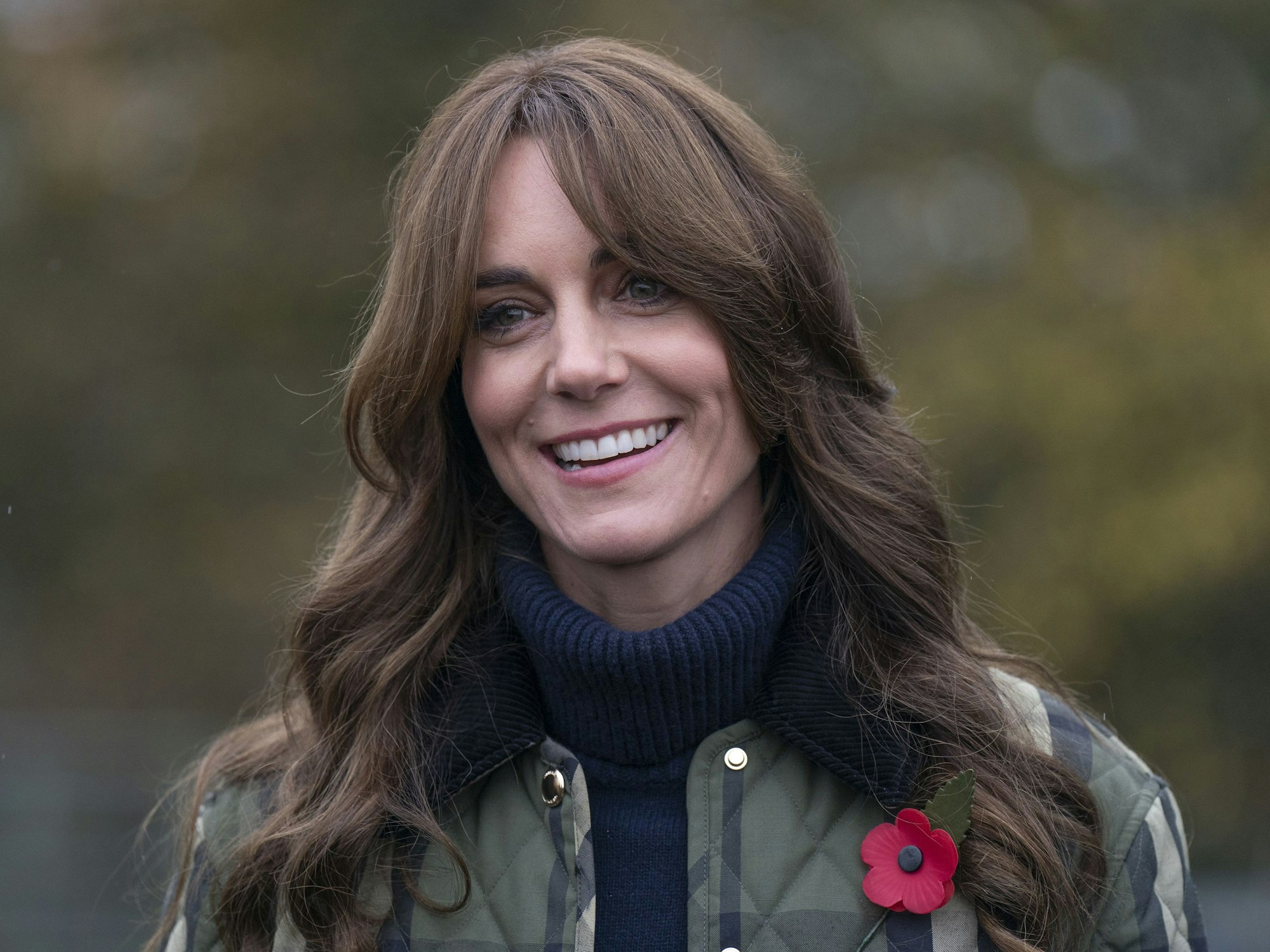 Prinzessin Kate von Wales, trifft sich mit Landwirten auf der Brodieshill Farm.