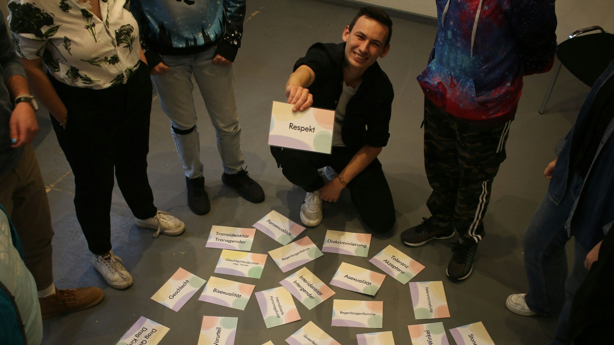 Jugendliche im „WiR*“ Workshop.