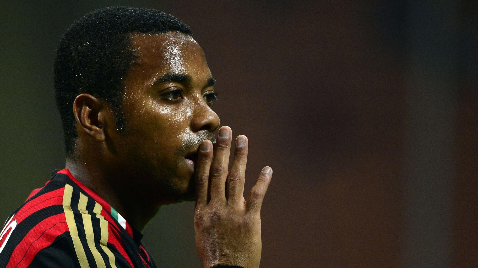 Robinho im Trikot des AC Mailand