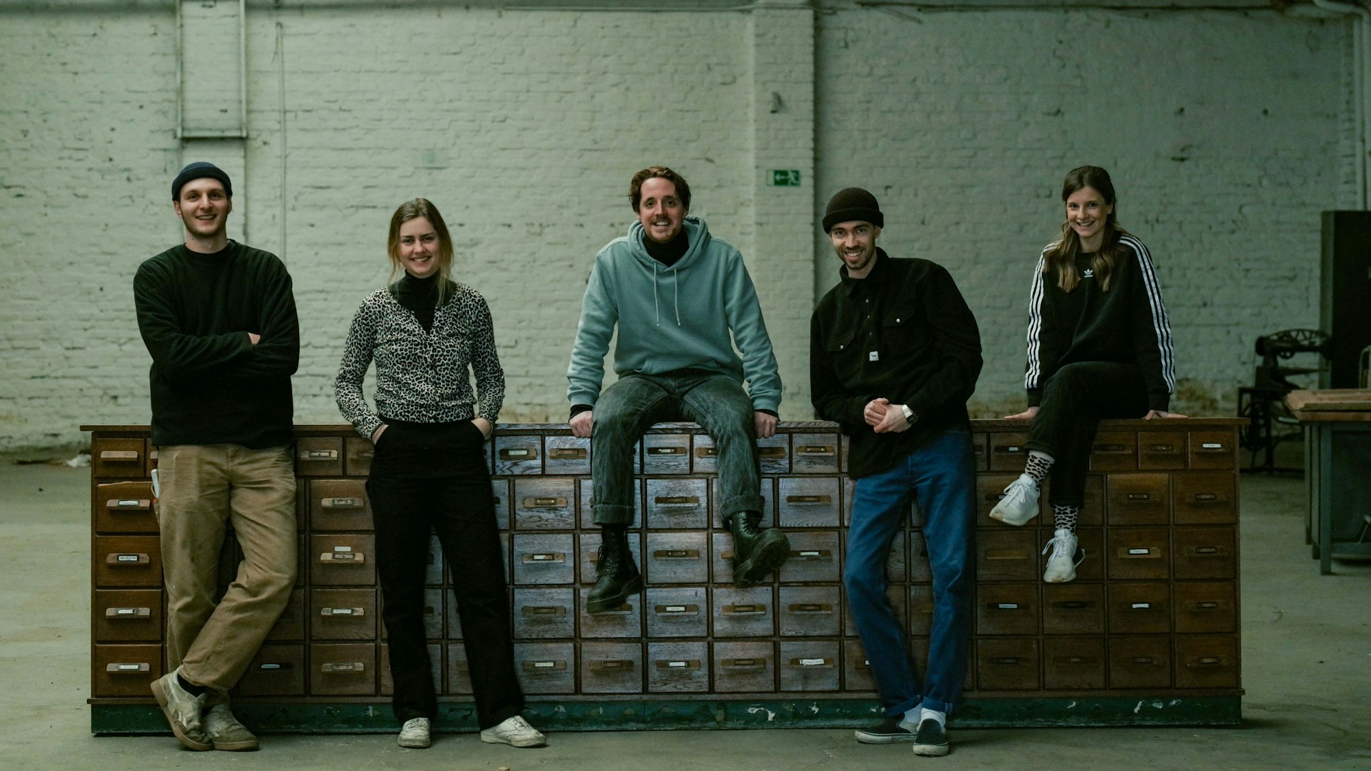 Mark Vomberg und sein Team.