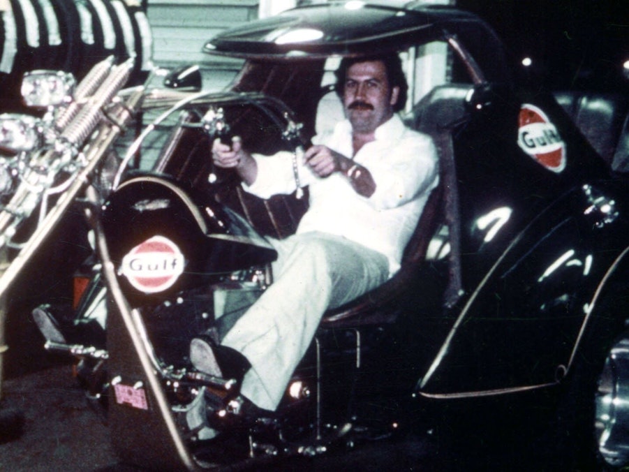 Pablo Escobar in den 1980ern.