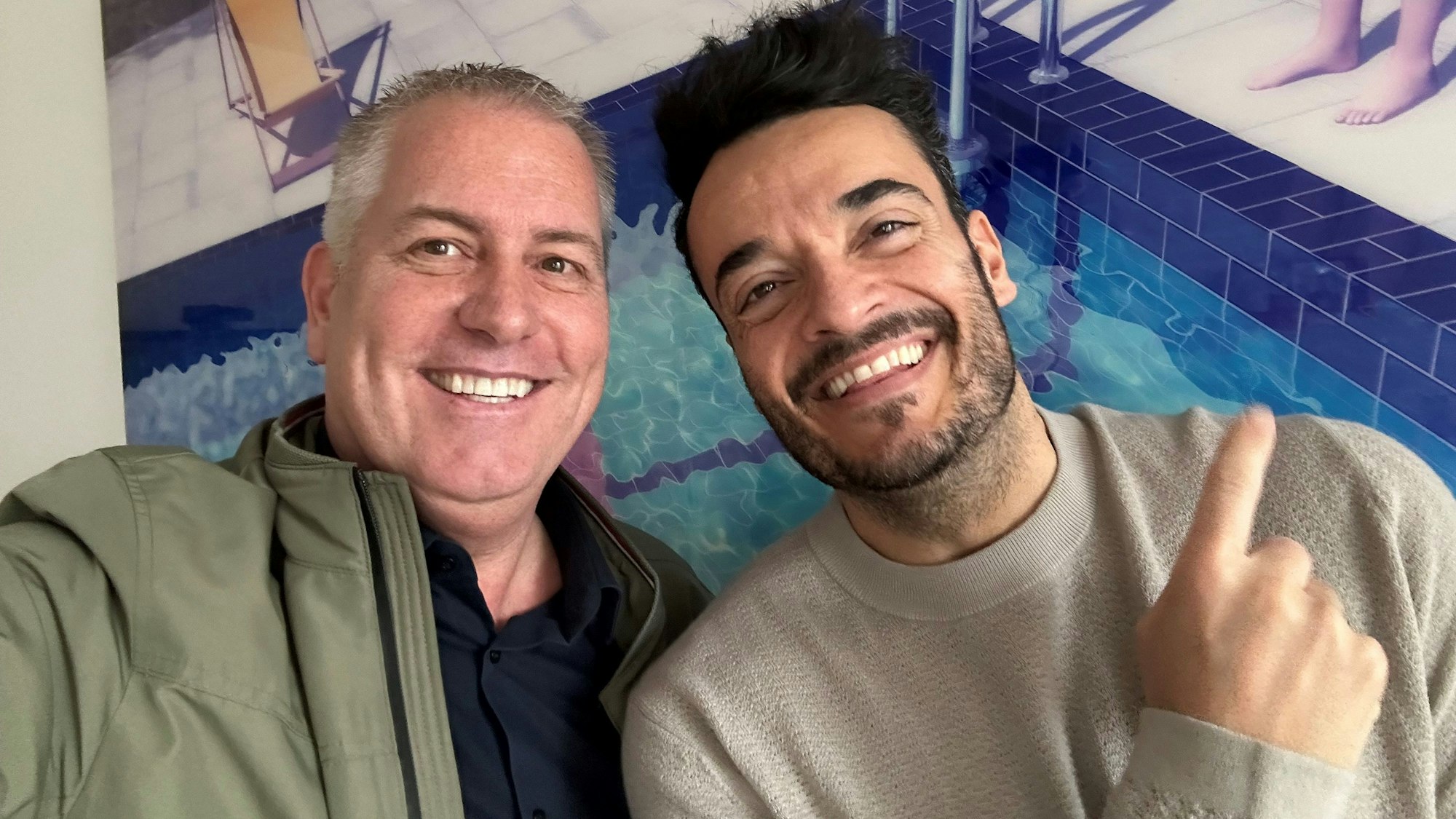 Giovanni Zarrella mit Marcel Schwamborn.