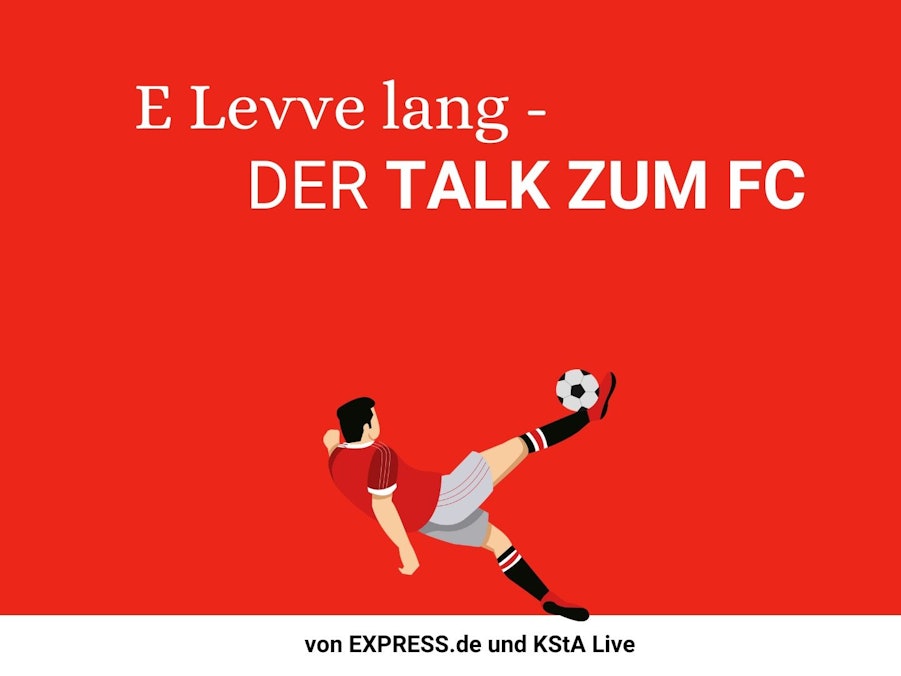Das Logo zur Veranstaltung: „E Levve lang – Der Talk zum FC“.