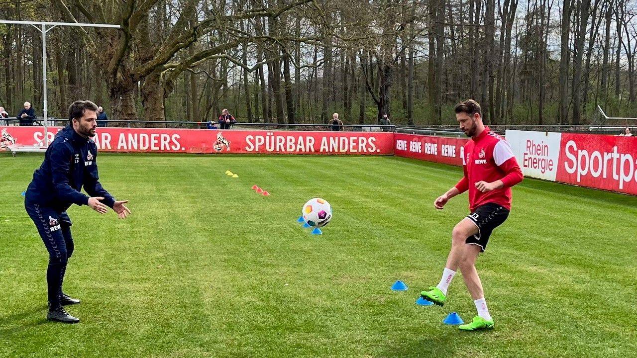 FC-Stürmer Mark Uth ist wieder auf dem Platz.