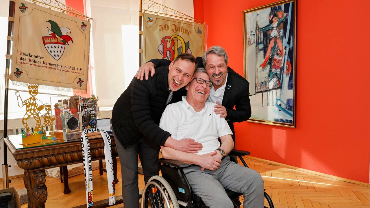 Sascha, Friedrich und Werner Klupsch.