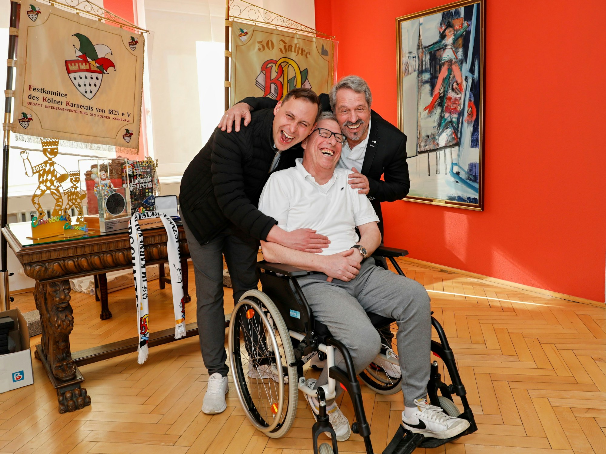 Sascha, Friedrich und Werner Klupsch.