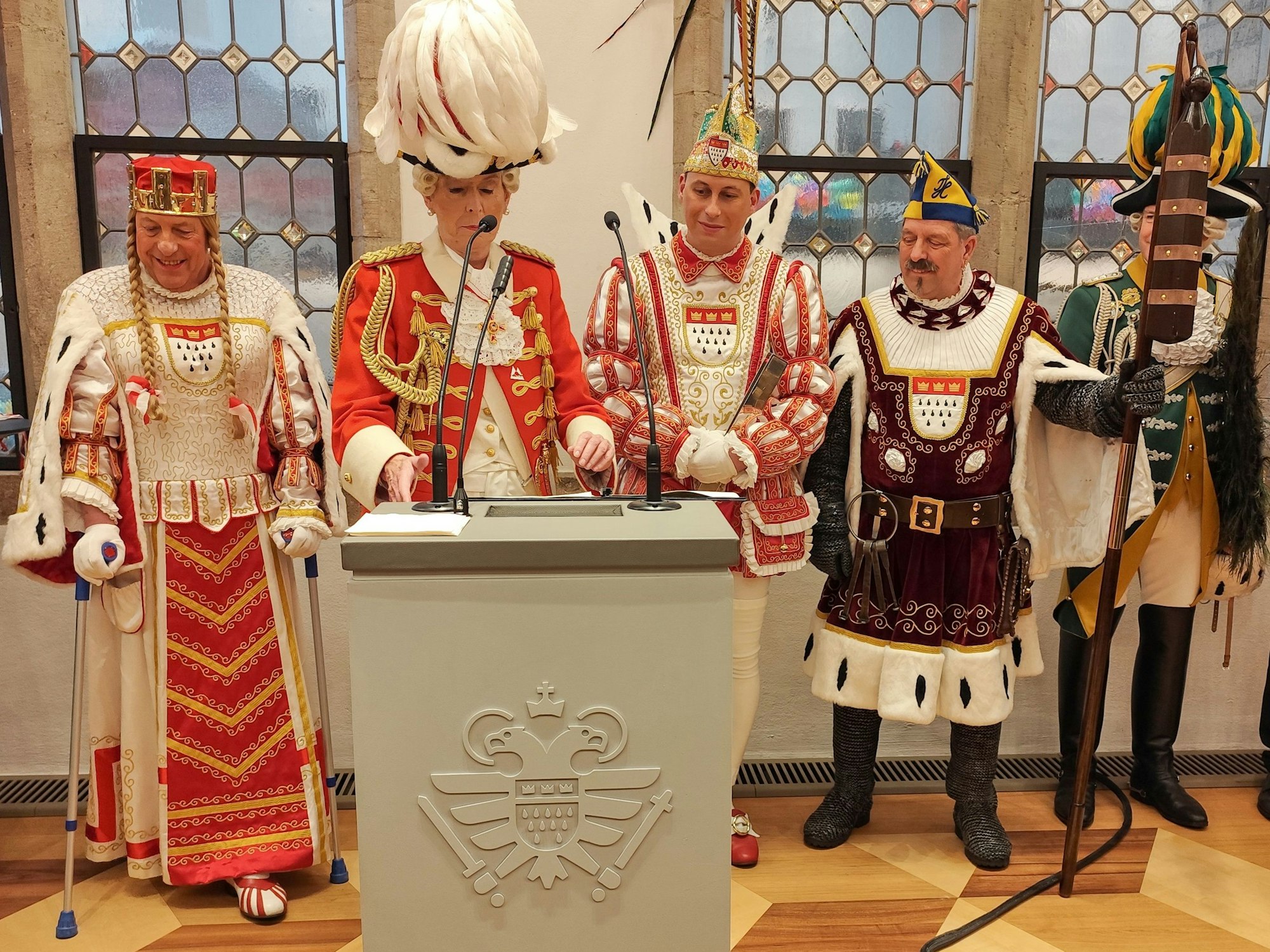 Dreigestirn bei Oberbürgermeisterin Henriette Reker.