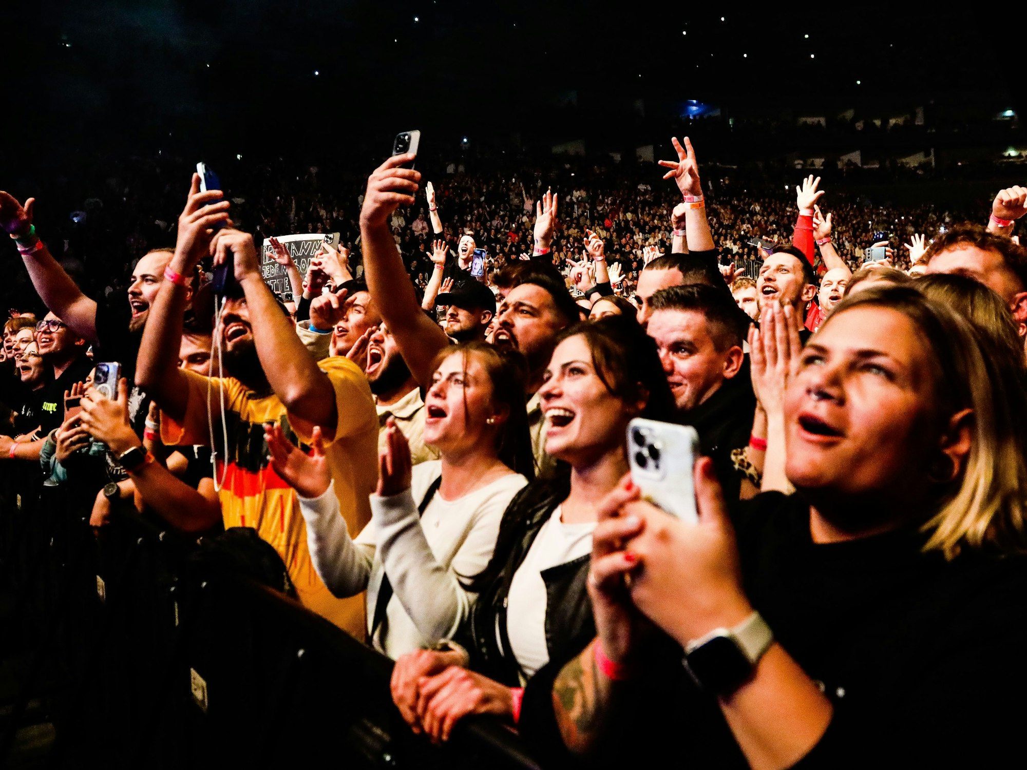 Fans beim Konzert in der Lanxess-Arena.
