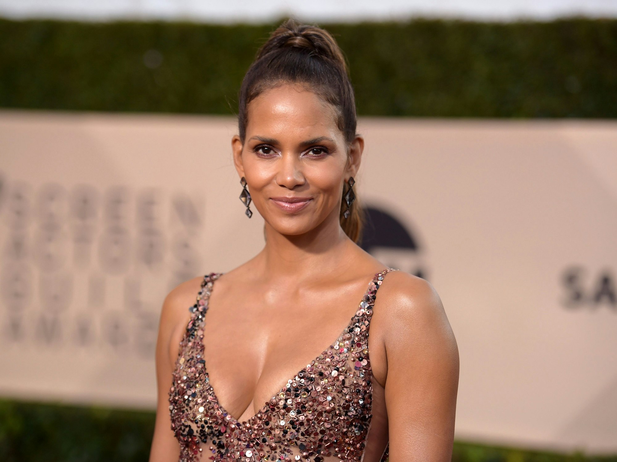 Halle Berry kommt zu der Verleihung der 24. Screen Actors Guild (SAG) Awards.