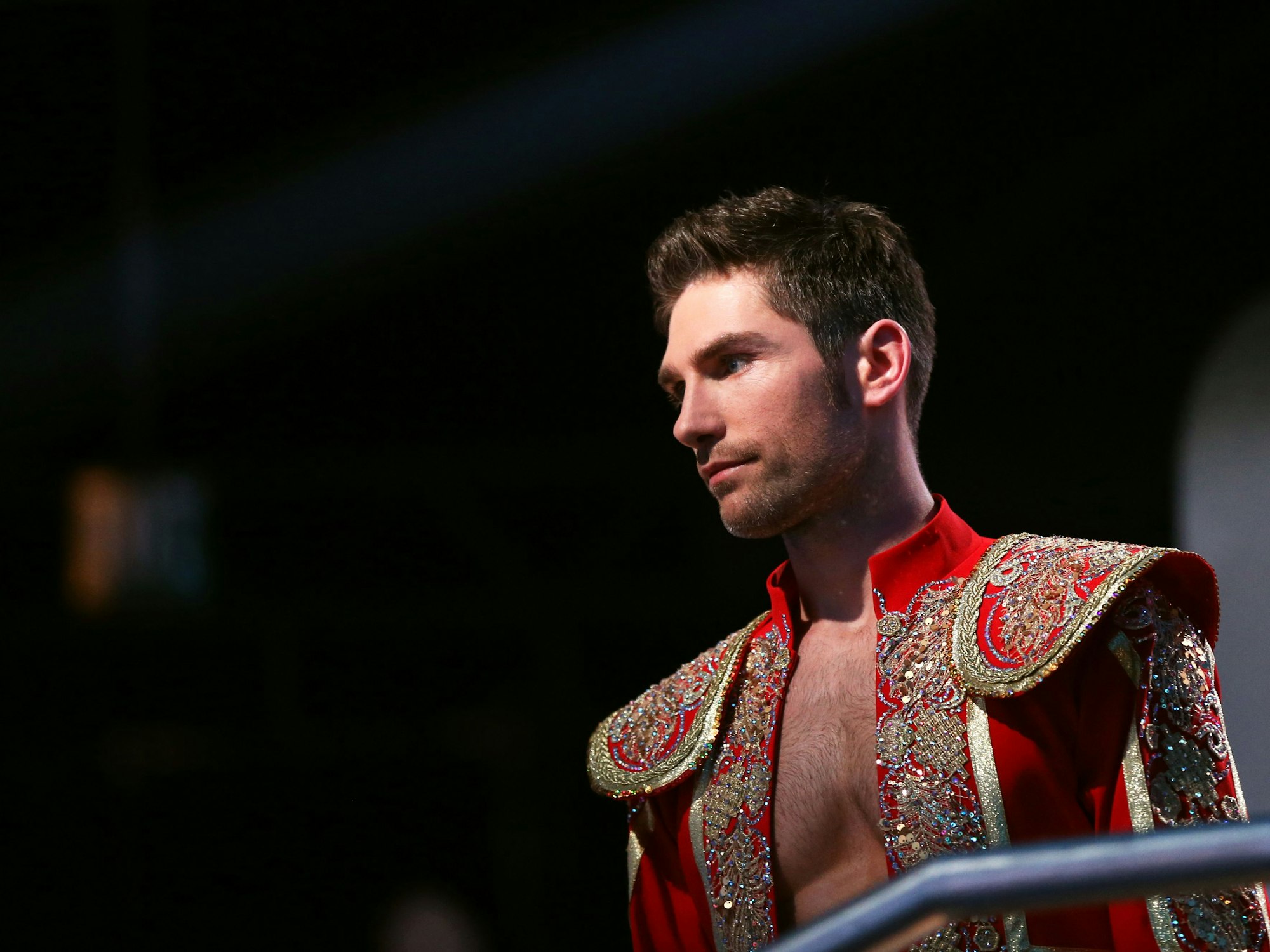 Profitänzer Christian Polanc steht im Coloneum in Köln (Nordrhein-Westfalen) in der RTL-Tanzshow „Let's Dance“ auf dem Parkett, hier im Mai 2015.