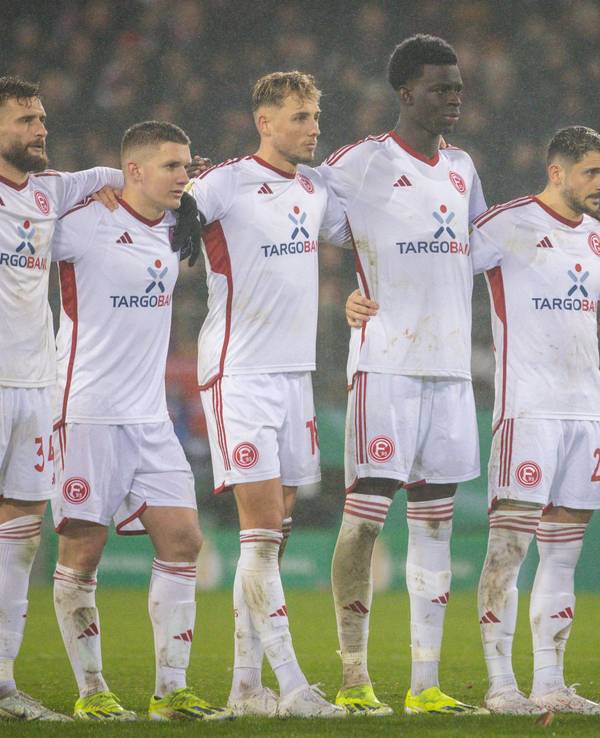 Die Mannschaft von Fortuna Düsseldorf.