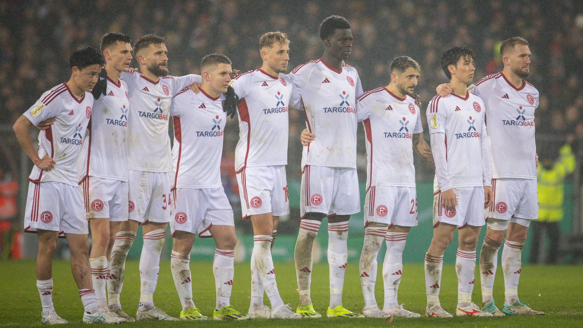 Die Mannschaft von Fortuna Düsseldorf.