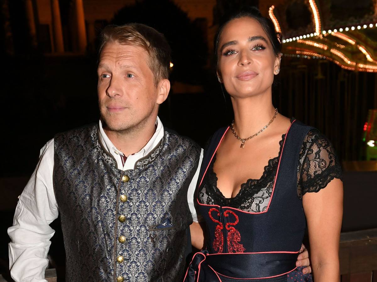 Oliver Pocher und seine Ex Amira bei einem Promi-Event.