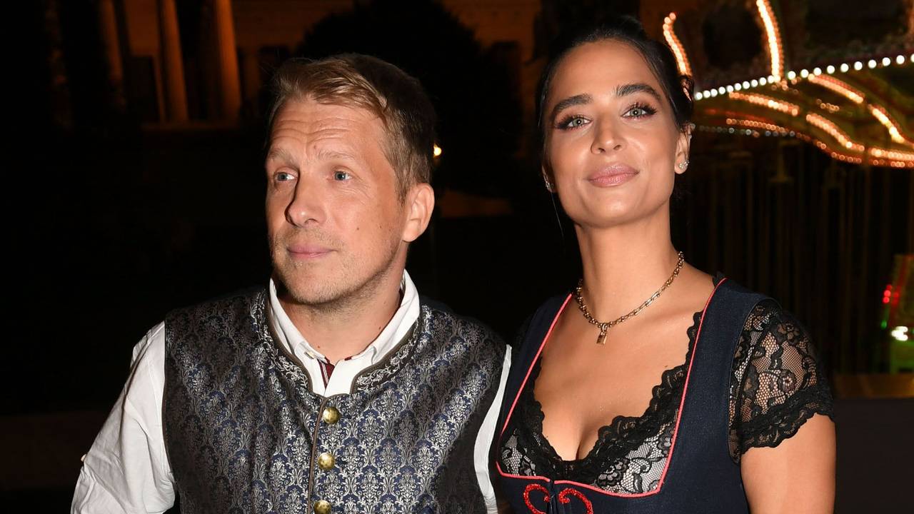 Oliver Pocher und seine Ex Amira bei einem Promi-Event.