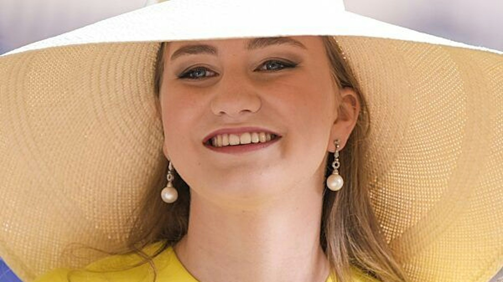 Prinzessin Elisabeth von Belgien, hier im Juli 2023 anlässlich des zehnjährigen Thronjubiläums ihres Vaters Philippe, wird einmal Königin von Belgien.