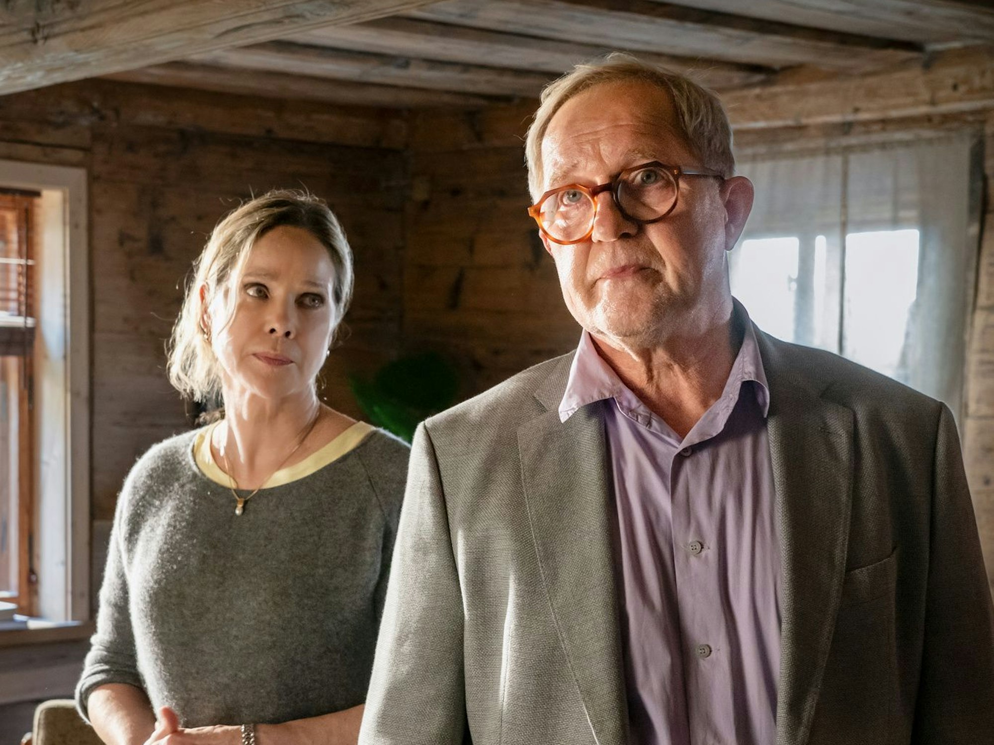 Liv (Ann-Kathrin Kramer) befürchtet, dass sie mit ihren offenen Worten Leander (Harald Krassnitzer) verletzt haben könnte.