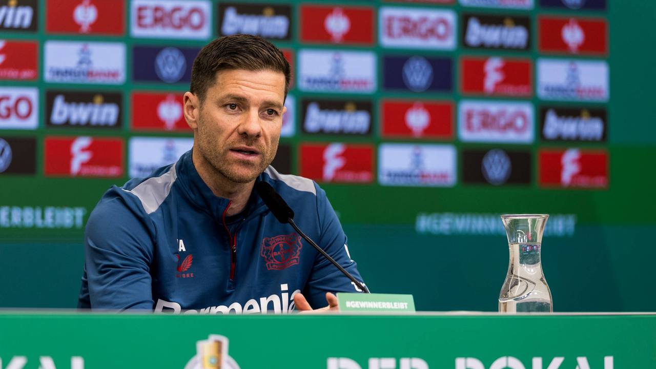 Bayer Leverkusen Trainer Xabi Alonso.