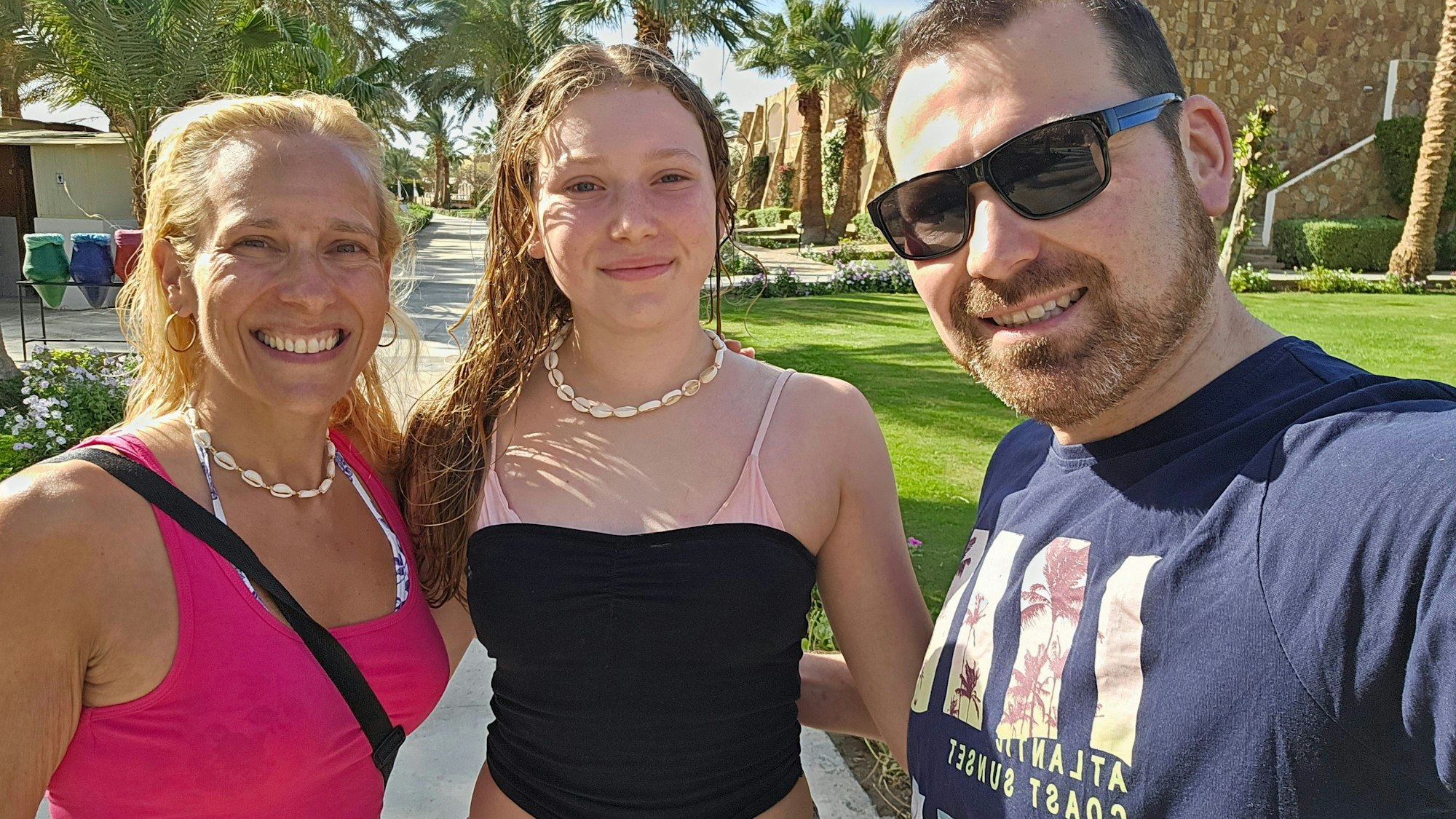 Die Familie Dietz aus Hürth im Ägypten-Urlaub